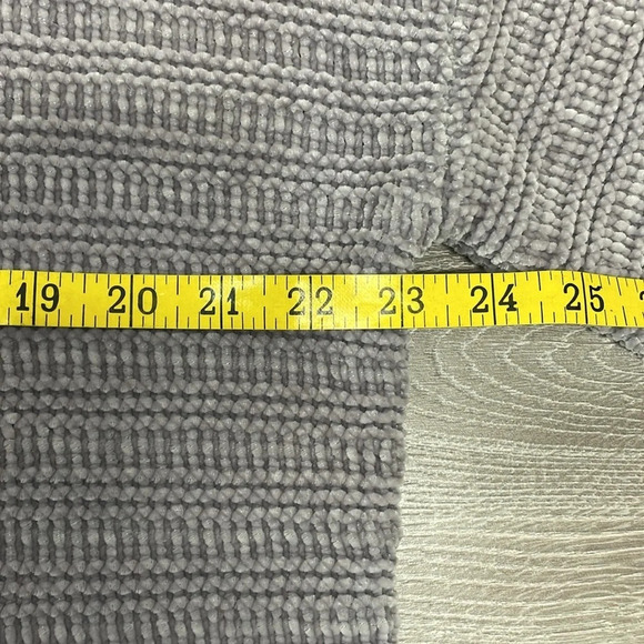 Liz Claiborne Chenille Cowl Neck Sweater Gray M - Picture 7 of 15